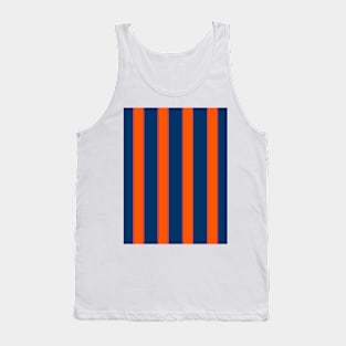 Glasgow Rangers Navy & Orange Striped 1993 - 1994 Away Tank Top